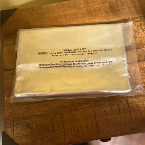 Victoria's Secret Gold and Silver Pouch - Picture 3 of 3